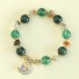Natural Student Office Worker Amethyst Hand String Crystal Bracelet Female High Model Gold