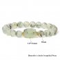 Square Amethysts Beads Bracelet For Women Men 8mm Natural Stone Rose Quartzs Model Pink