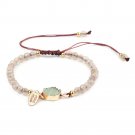 Women Charm With Stone Adjustable Bangle Weave Rope Bracelet Jewelry Natural Model Green Women Charm With Stone Adjustable Bangle Weave Rope Bracelet Jewelry Natural Model Green