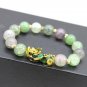 New 10mm Obsidian Stone Bracelet For Men Women Unisex Wristband Golden Model Color Change Beast3