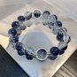 925 Sterling Silver Cat's Eye Stone Bracelet for Women Grey Moonlight Star Moon Model 6126702