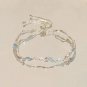925 Sterling Silver Cat's Eye Stone Bracelet for Women Grey Moonlight Star Moon Model 6023602
