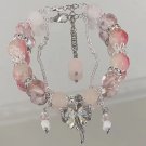 925 Sterling Silver Cat's Eye Stone Bracelet for Women Grey Moonlight Star Moon Model 6100601