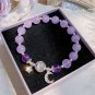 925 Sterling Silver Cat's Eye Stone Bracelet for Women Grey Moonlight Star Moon Model 6126802