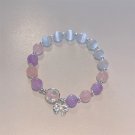 925 Sterling Silver Cat's Eye Stone Bracelet for Women Grey Moonlight Star Moon Model 5897803