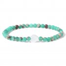 Heart White Shell Bracelet For Women Men 4MM Beads Natural Stone Bracelet Model Shoushan Stone