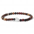 Heart White Shell Bracelet For Women Men 4MM Beads Natural Stone Bracelet Model Mix Agate