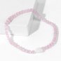 Heart White Shell Bracelet For Women Men 4MM Beads Natural Stone Bracelet Model Pink Cat Eye Stone