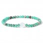 Heart White Shell Bracelet For Women Men 4MM Beads Natural Stone Bracelet Model Hematite