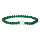 Heart White Shell Bracelet For Women Men 4MM Beads Natural Stone Bracelet Model Taiwan Stone
