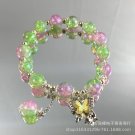 Junzi Hot Selling Shape Ice Cracking Crystal Beaded Strand Hand Bracelets For Model M
