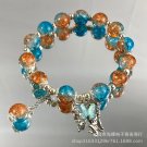 Junzi Hot Selling Shape Ice Cracking Crystal Beaded Strand Hand Bracelets For Model N