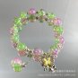Junzi Hot Selling Shape Ice Cracking Crystal Beaded Strand Hand Bracelets For Model A