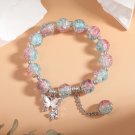 Junzi Hot Selling Shape Ice Cracking Crystal Beaded Strand Hand Bracelets For Model G