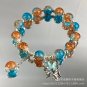 Junzi Hot Selling Shape Ice Cracking Crystal Beaded Strand Hand Bracelets For Model I