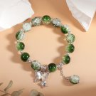 Junzi Hot Selling Shape Ice Cracking Crystal Beaded Strand Hand Bracelets For Model C