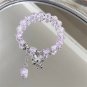 Junzi Hot Selling Shape Ice Cracking Crystal Beaded Strand Hand Bracelets For Model F