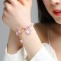 New Korean Daisy Flowers Bracelet Bohemian Colorful Crystal Beaded Bracelet Model White