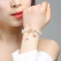 New Korean Daisy Flowers Bracelet Bohemian Colorful Crystal Beaded Bracelet Model Purple