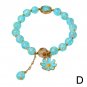 New Korean Daisy Flowers Bracelet Bohemian Colorful Crystal Beaded Bracelet Model Red