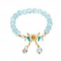 Colorful Camellia Crystal Bracelet Flower Beads Glass Beaded Bracelet Model Color 5
