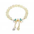 Colorful Camellia Crystal Bracelet Flower Beads Glass Beaded Bracelet Model Color 1 Colorful Camellia Crystal Bracelet Flower Beads Glass Beaded Bracelet Model Color 1
