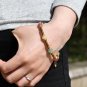 Delicate Bohemia Bracelet Multicolour Natural Stone Beaded Gold Plated Jewelry Model B573 3