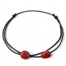 Natural Irregular Lapis Lazuli Bracelets Smooth Freeform Stone Charm Beads Model Red