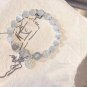 Original Opal Sea Blue Treasure Moonlight Crystal Bracelet Light Luxury Elastic Model Bowknot