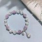 Original Opal Sea Blue Treasure Moonlight Crystal Bracelet Light Luxury Elastic Model Purple