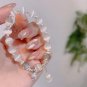 Korean White Moonlight Stone  Crystal Bracelet for Women Girls Luxury Imitation Model Purple01