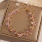 CARLIDANA New Arrival Multicolored Artificial Austrian Crystal Bracelet Model Blue