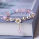 Exquisite Shell Flowers Colorful Crystal Beads Bracelet for Women Fashion Model 7