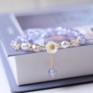 Exquisite Shell Flowers Colorful Crystal Beads Bracelet for Women Fashion Model 11