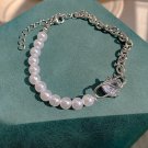 Stainless Steel Rhinestone Bracelets For Women 2023 Silver Color Letter D Model SL0071