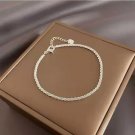 Stainless Steel Rhinestone Bracelets For Women 2023 Silver Color Letter D Model SL00081