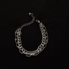 Stainless Steel Rhinestone Bracelets For Women 2023 Silver Color Letter D Model SL0055