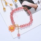New Korean Flowers Daisy Bracelets Bohemian Colorful Crystal Beaded Bracelet Model A1
