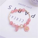 Cute Popcorn Beads Bracelet For Girls Glass Beads Friendship Bracelet For Model 4 Pink daisy