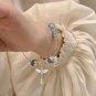 Light Luxury Purple Glass Crystal Beaded Bracelets for Women Chic Butterfly Model BR23Y08161