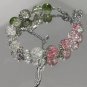 Light Luxury Purple Glass Crystal Beaded Bracelets for Women Chic Butterfly Model BR23Y08161
