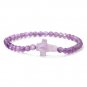 Healing Natural Amethysts Bracelet Stone Purple Crystal Beaded Bracelets Model Type 11