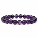 Healing Natural Amethysts Bracelet Stone Purple Crystal Beaded Bracelets Model Type 14
