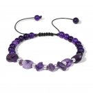 Healing Natural Amethysts Bracelet Stone Purple Crystal Beaded Bracelets Model Type 10