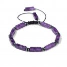 Healing Natural Amethysts Bracelet Stone Purple Crystal Beaded Bracelets Model Type 7