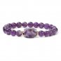 Healing Natural Amethysts Bracelet Stone Purple Crystal Beaded Bracelets Model Type 3