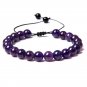 Healing Natural Amethysts Bracelet Stone Purple Crystal Beaded Bracelets Model Type 21