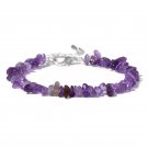 Healing Natural Amethysts Bracelet Stone Purple Crystal Beaded Bracelets Model Type 1