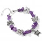 Healing Natural Amethysts Bracelet Stone Purple Crystal Beaded Bracelets Model Type 20