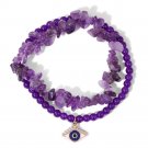 Healing Natural Amethysts Bracelet Stone Purple Crystal Beaded Bracelets Model Type 33